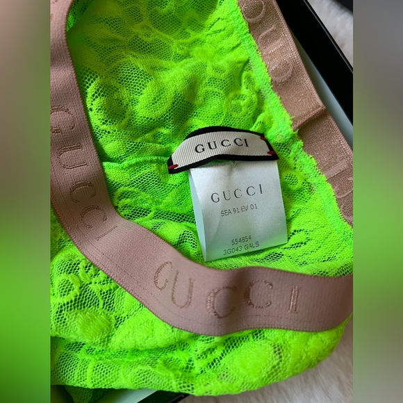 NEW Gucci Lace Tights Size L - Picture 6 of 11